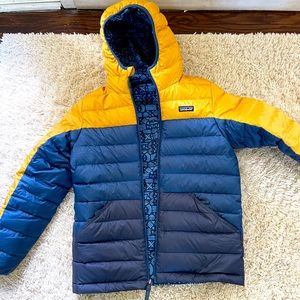 Patagonia Unisex kids Hi-low down sweater hoody